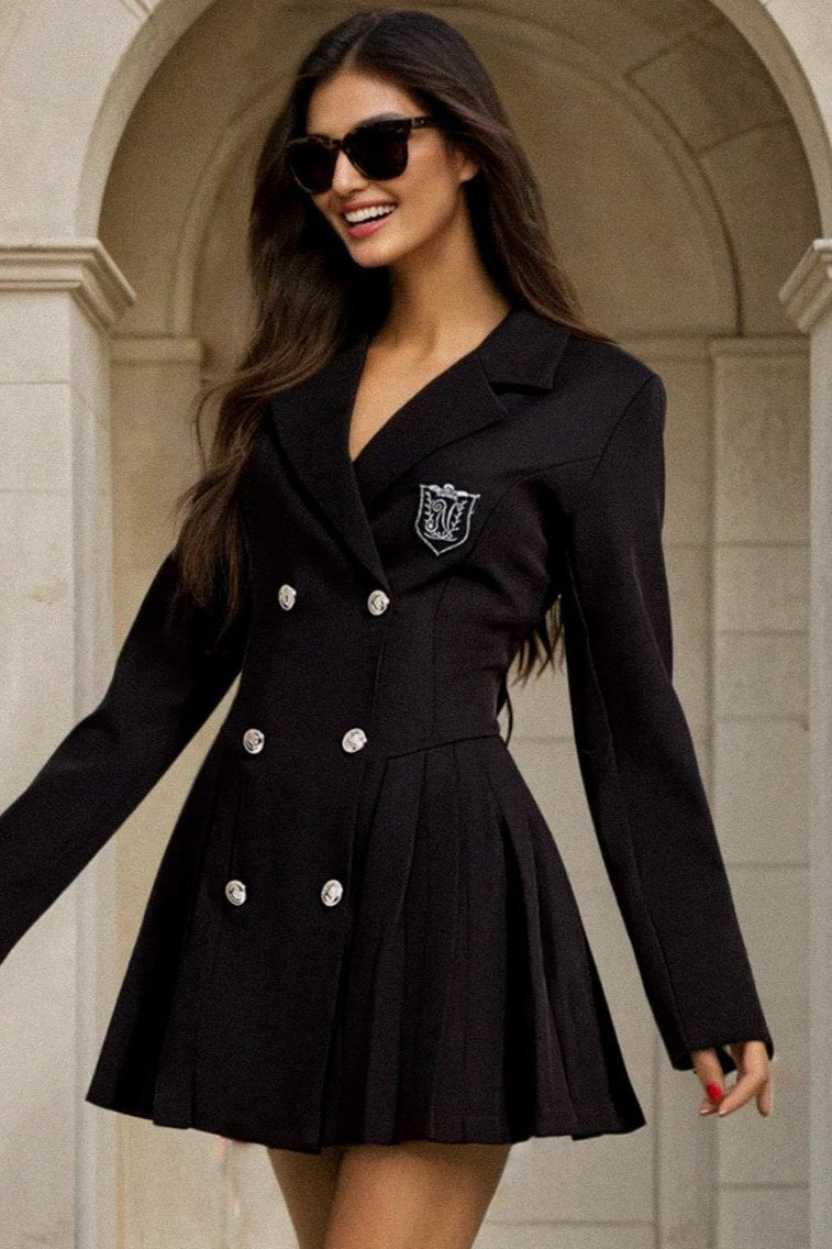 Fitted Blazer Mini Dress