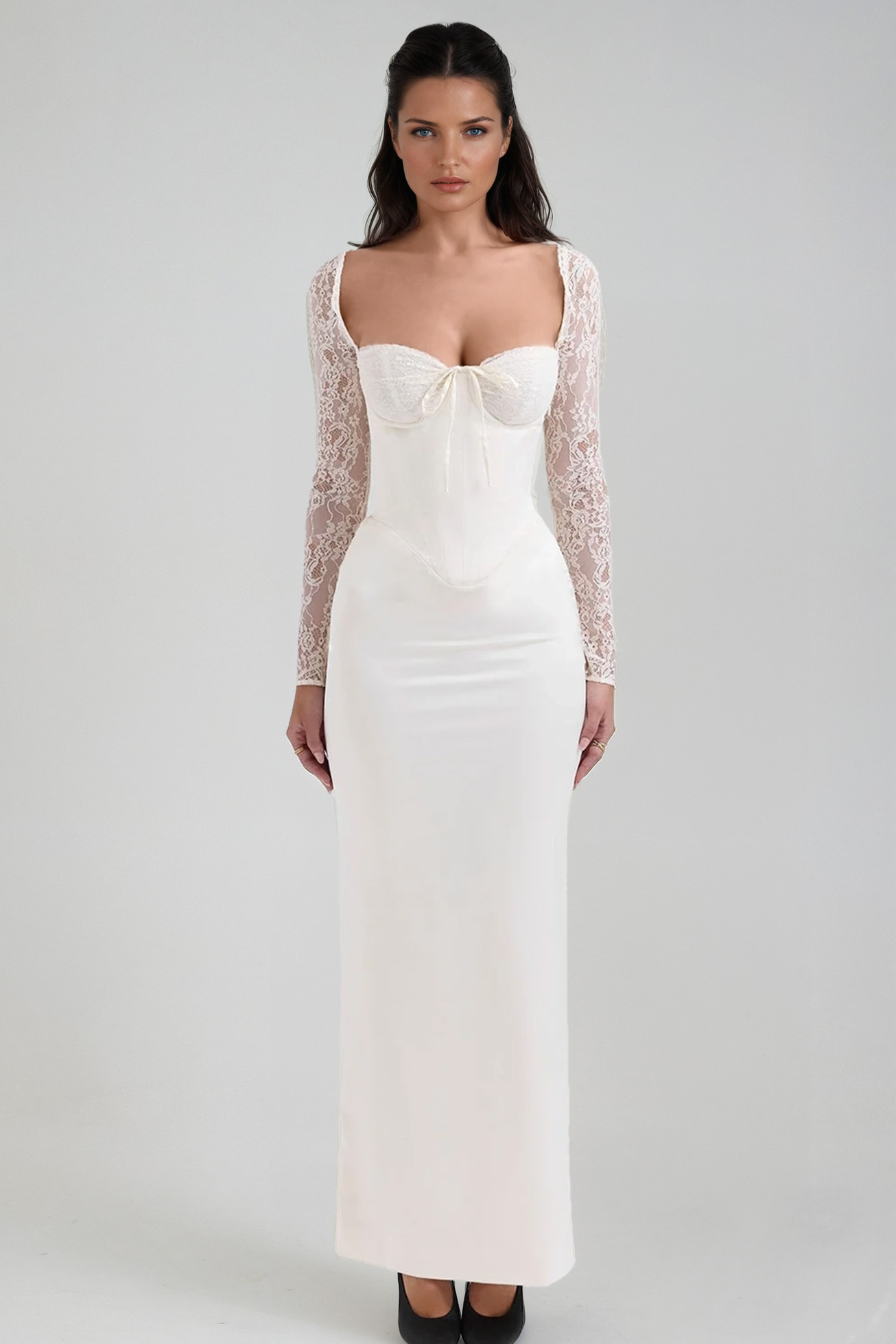 Timeless Lace Corset Gown