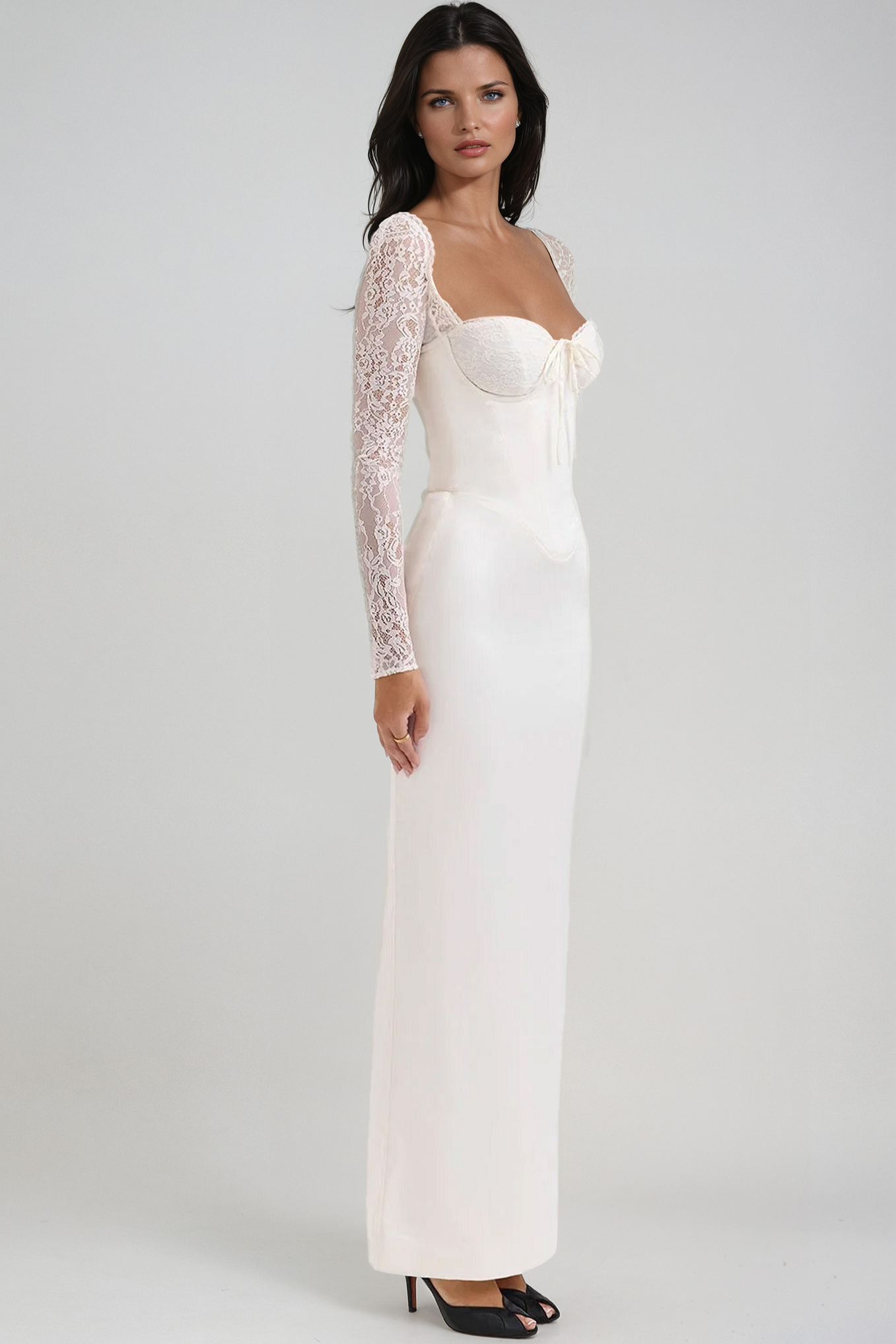 Timeless Lace Corset Gown