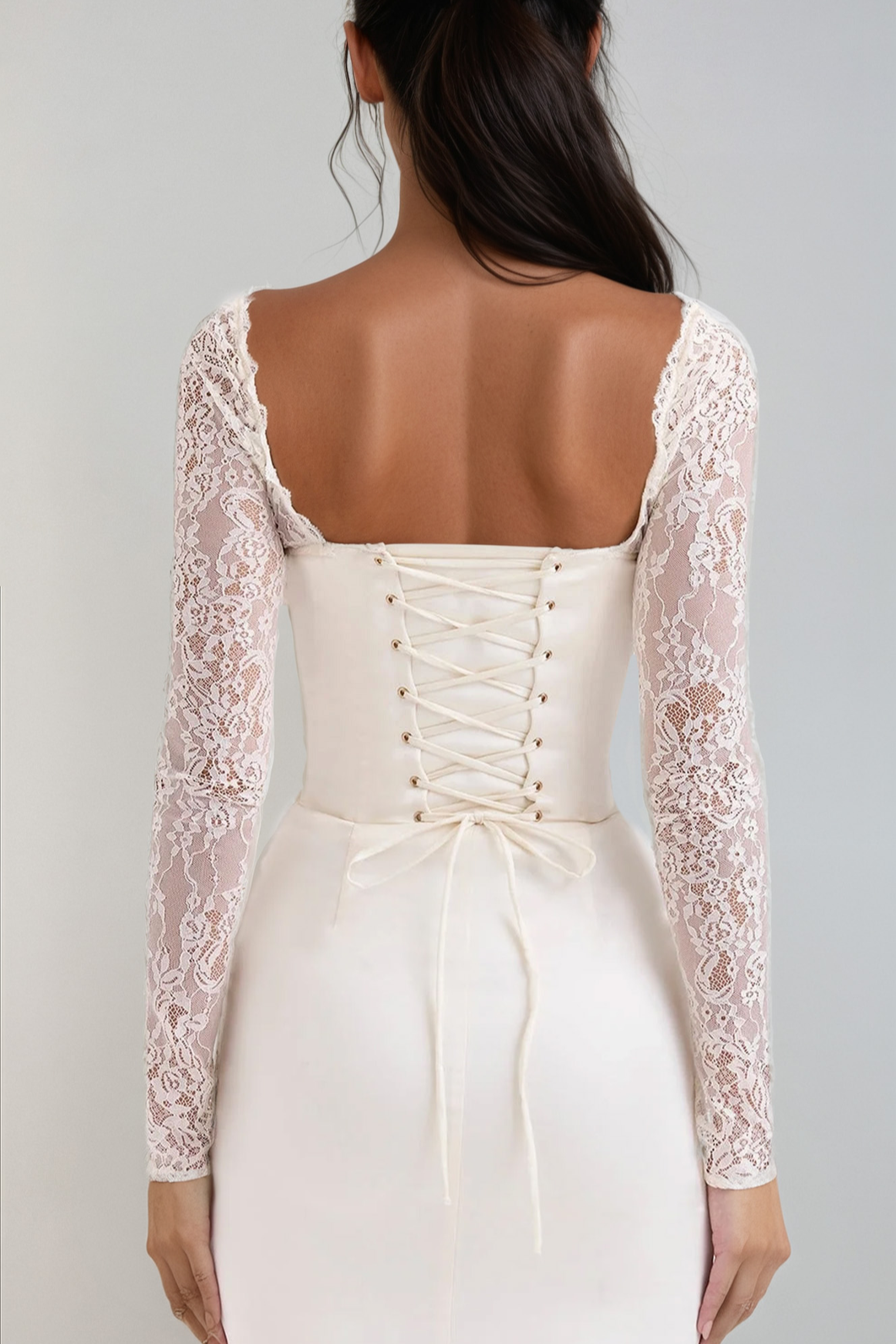 Timeless Lace Corset Gown